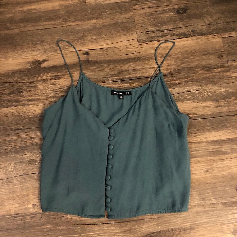 Kendall & Kylie cropped tank top
